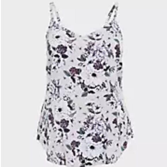 🆕Purple Floral Challis Cami - Picture 3 of 5